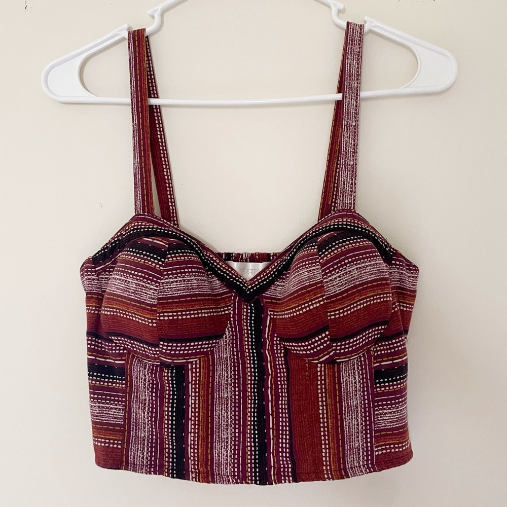 Band of Gypsies Red Striped Two-Piece Set - Picture 3 of 8